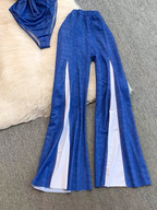 Jessica Summer Two Piece Denim Set