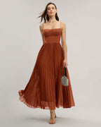 Sweetheart Neck Flowy Slip Maxi Dress