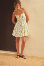 Shantel  Summer Bow Short Dress