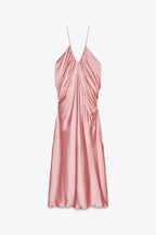Emma Summer Vacation Pleated Dress