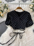 Georgine Summer Polka Dot Dress - 24th Spoke