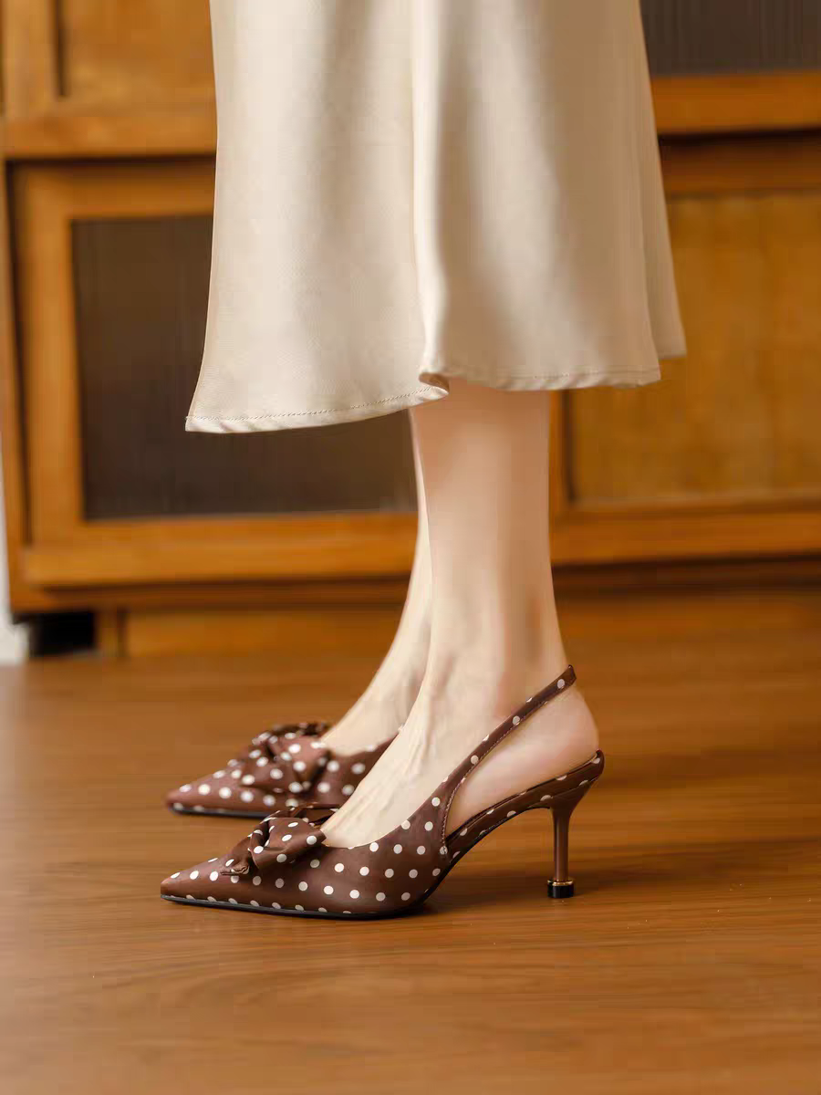 Zooey Polka Dot Heels