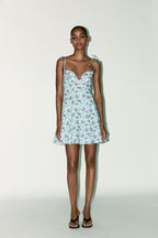 Shantel  Summer Bow Short Dress