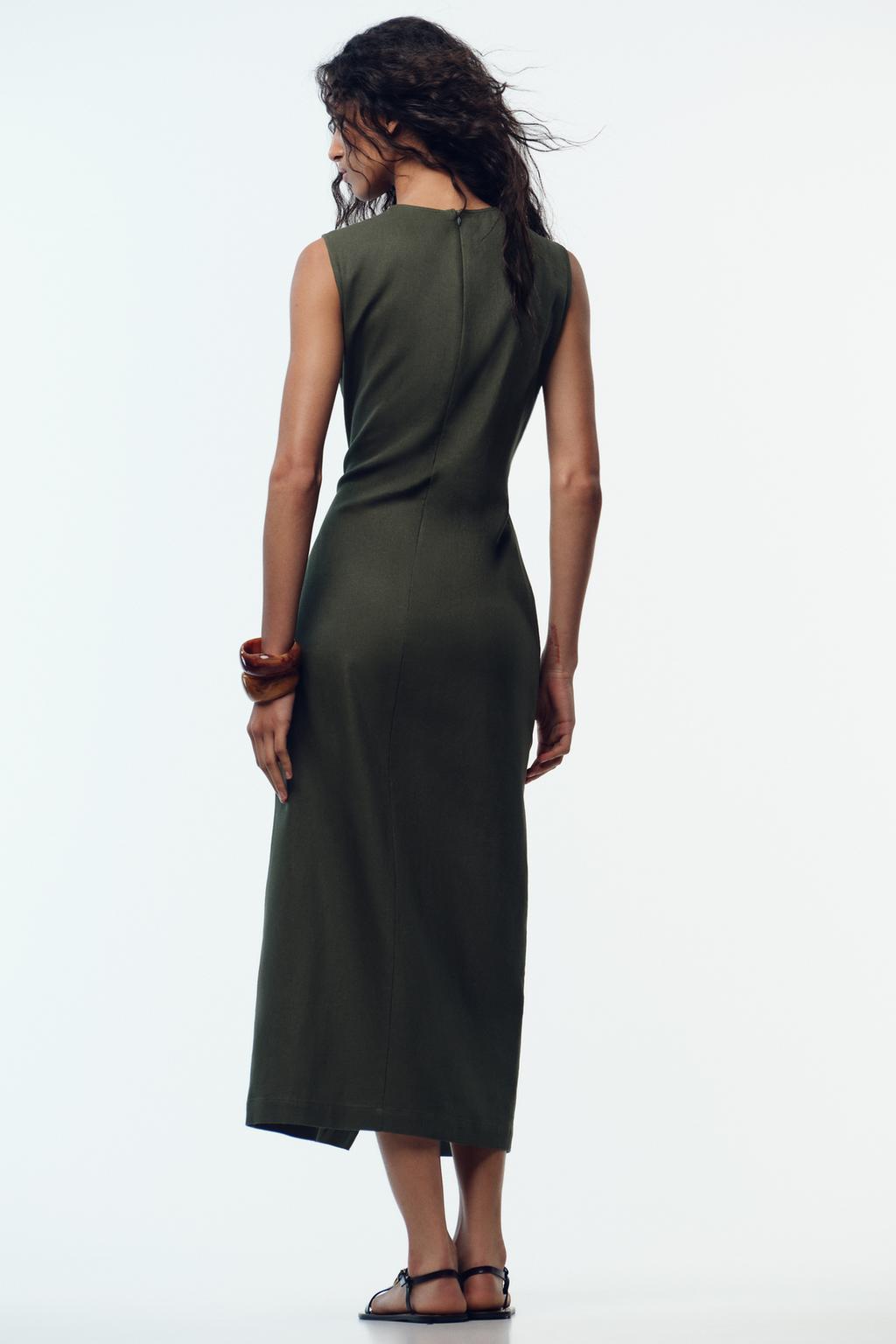 Michelle Summer Midi Belt Dress