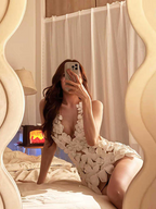 Amanda Summer Halter Vacation Dress