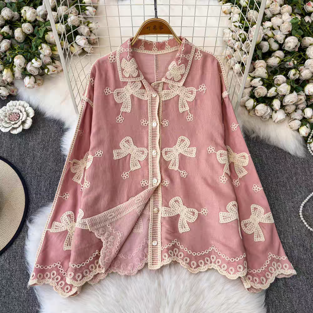 Anna Summer Embroidery Shirt - 24th Spoke