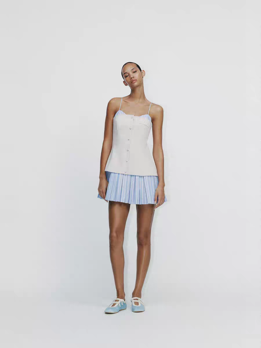 Marie Summer V Neck Dress