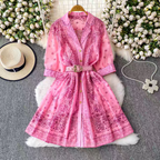 Ashley Summer Luxury Celebrity Mid Length Dress