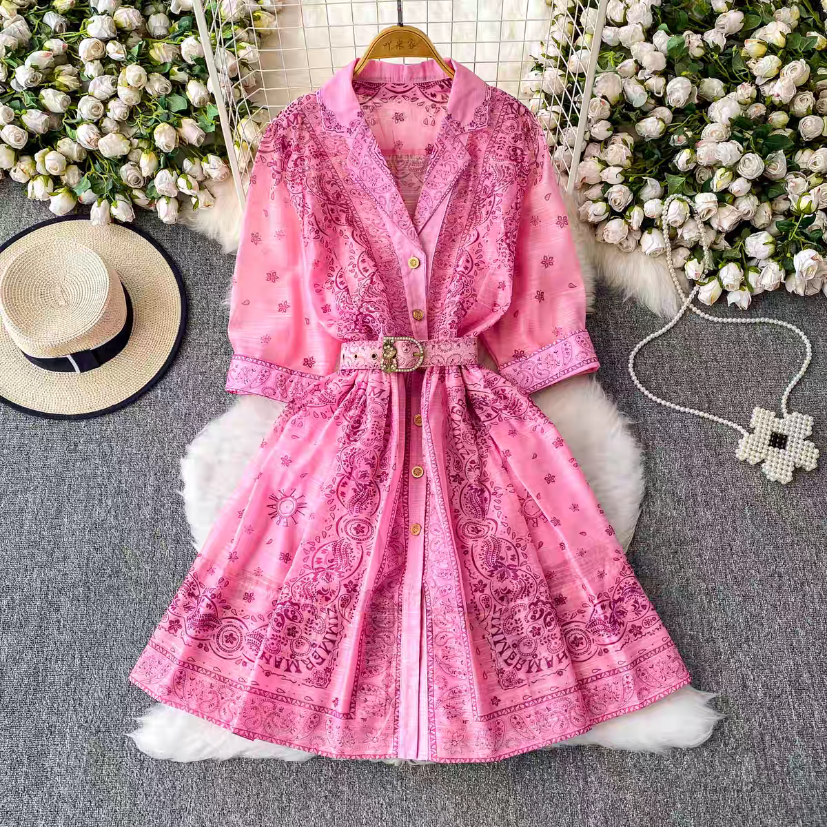 Ashley Summer Luxury Celebrity Mid Length Dress