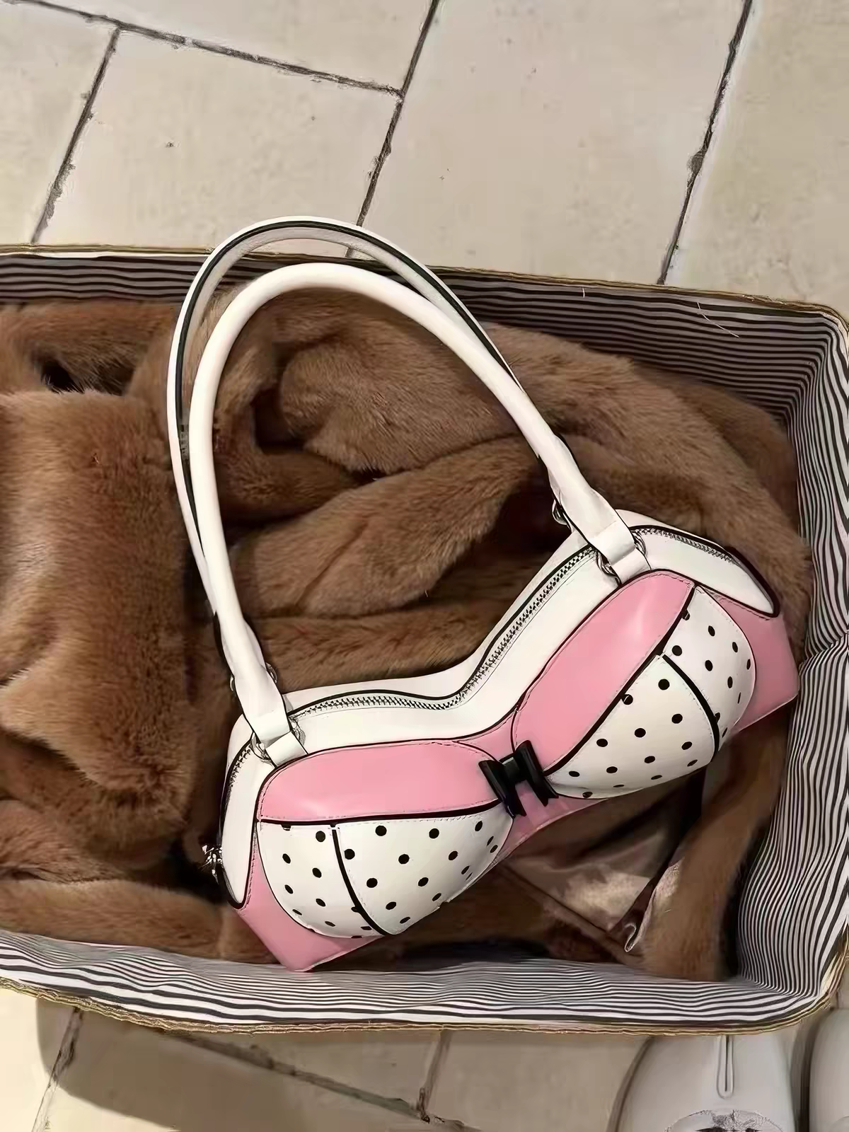 Christina Polka Dot Bag
