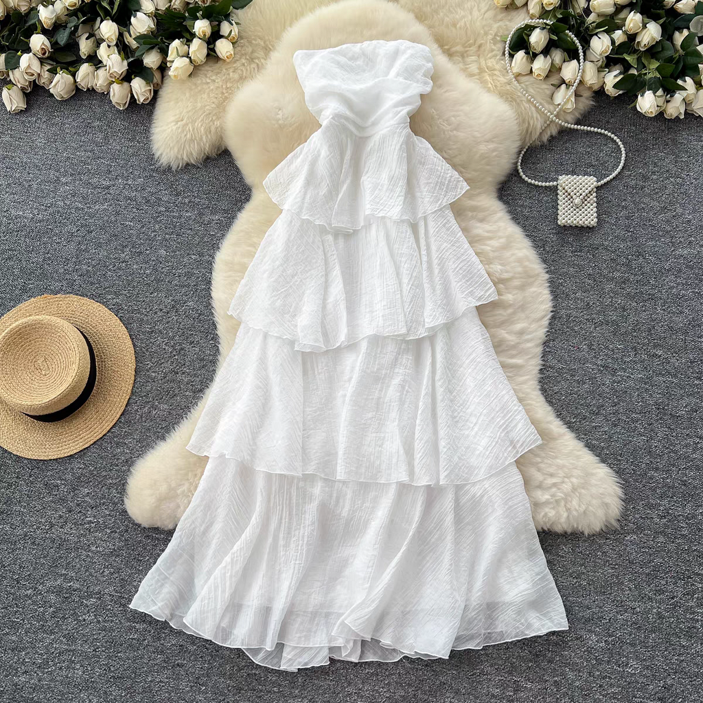 Sandra Summer Tube Top Dress - 24th Spoke