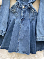 Marissa Summer Mid Length Denim Dress