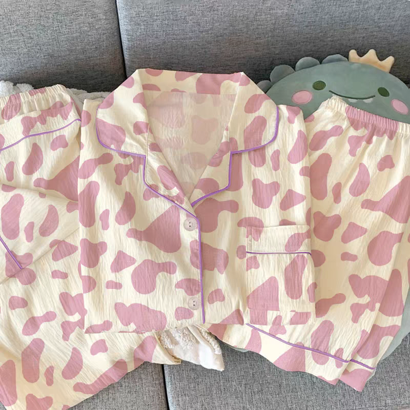 Summer Pajamas Three Piece Set