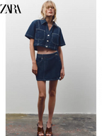 Sandra Summer Denim Two Piece Set