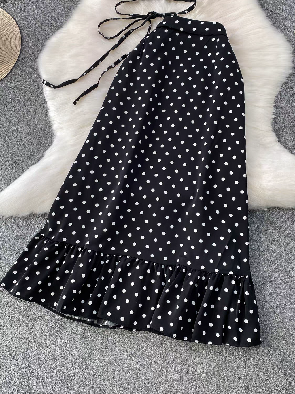 Georgine Summer Polka Dot Dress - 24th Spoke