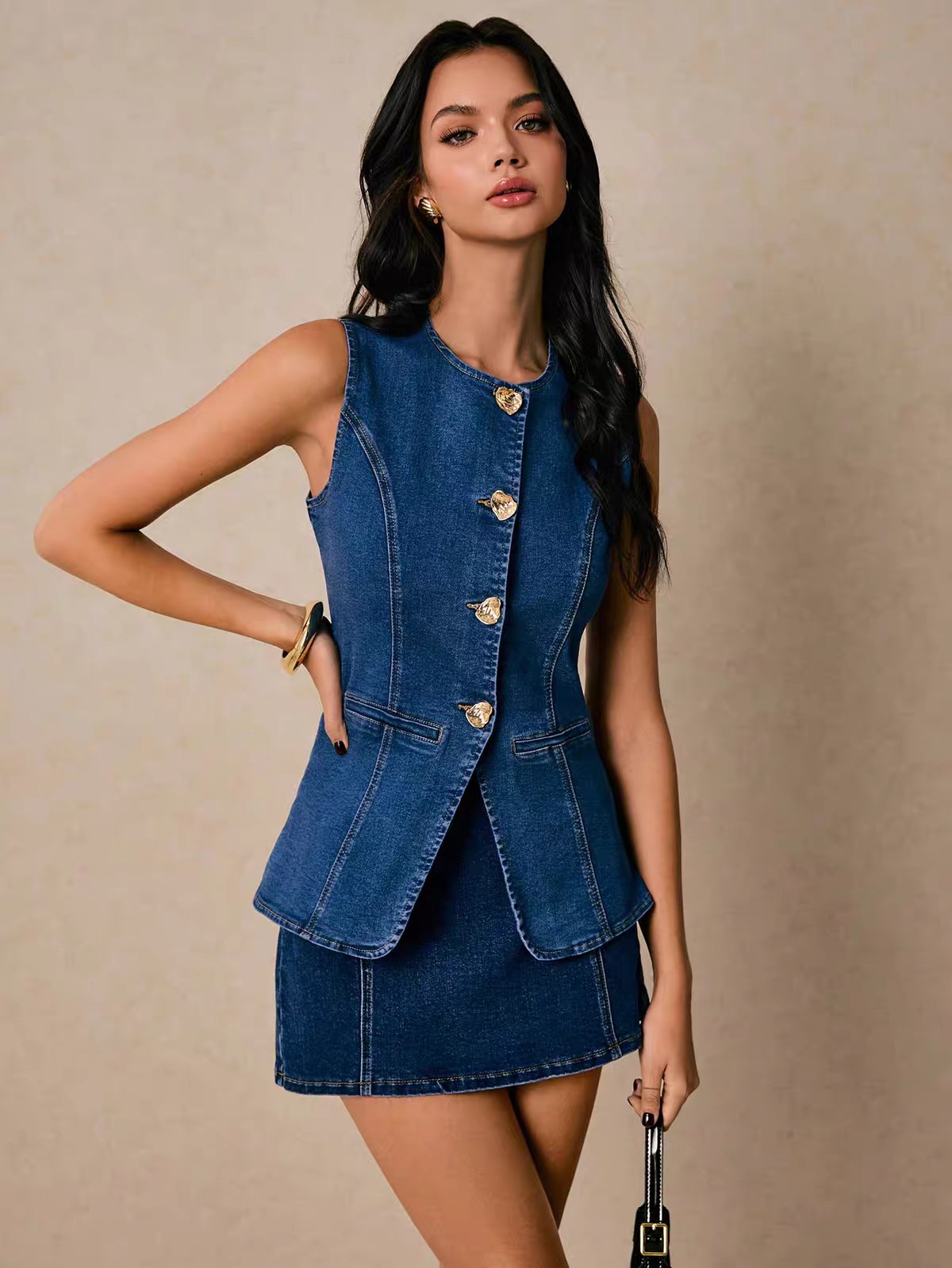 Alison Summer Denim Set