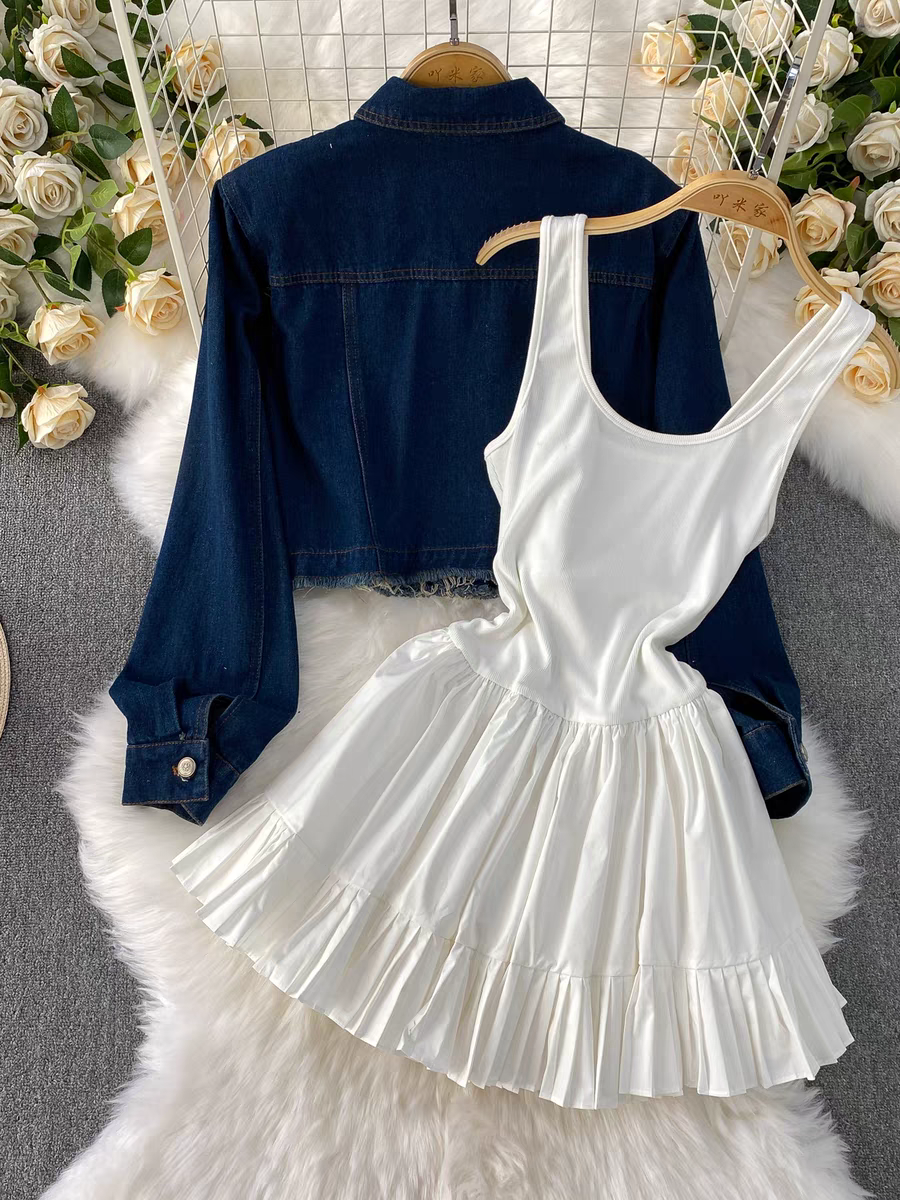 Hilarie Summer Two Piece Set Dress - 24th Spoke