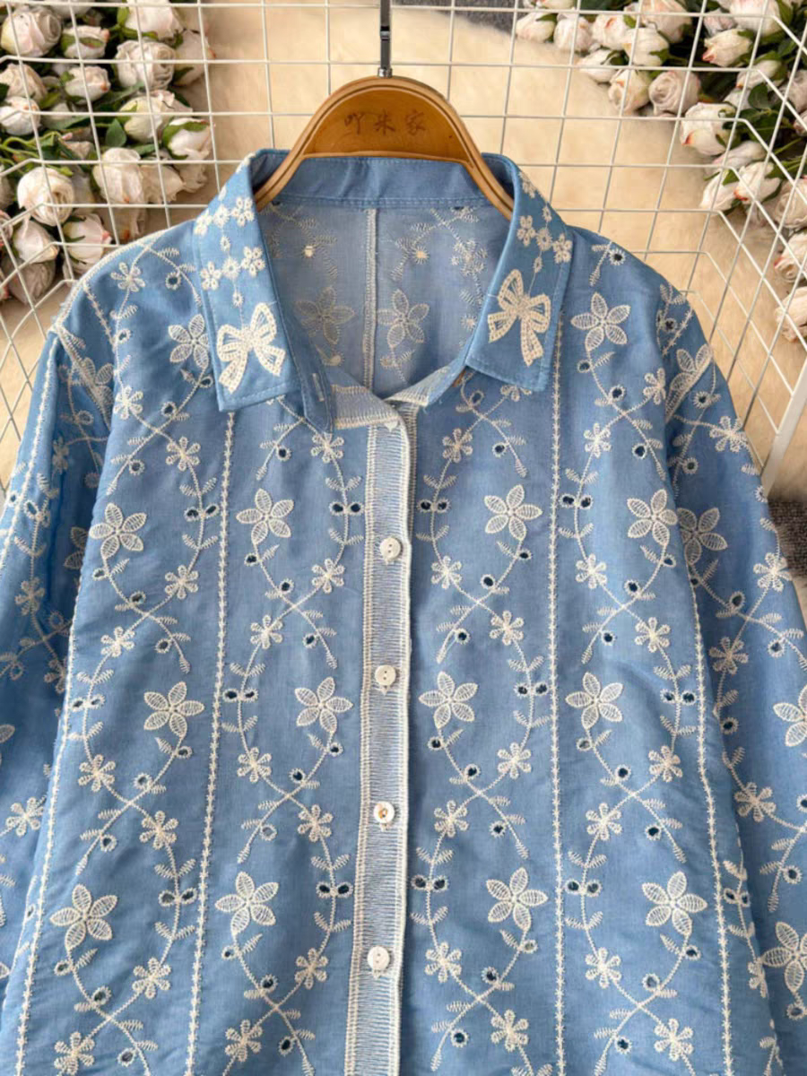Alison Summer Floral Shirt - 24th Spoke