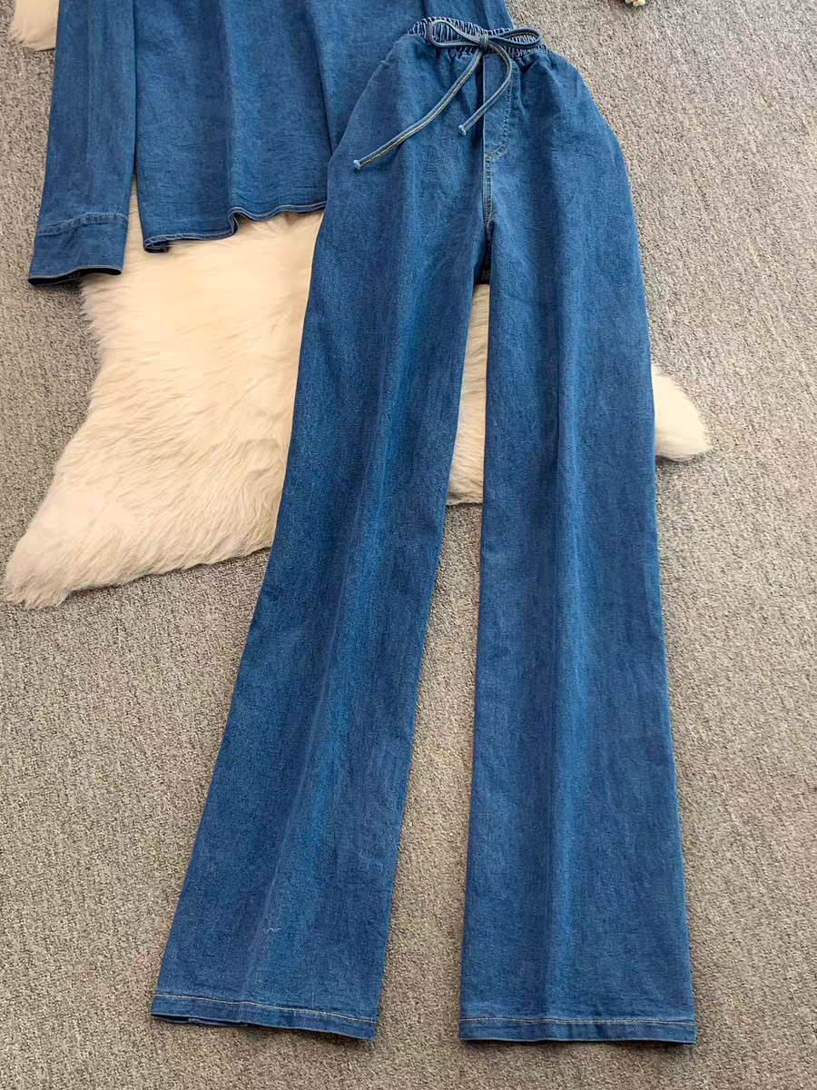 Anna Summer Denim Coord Set