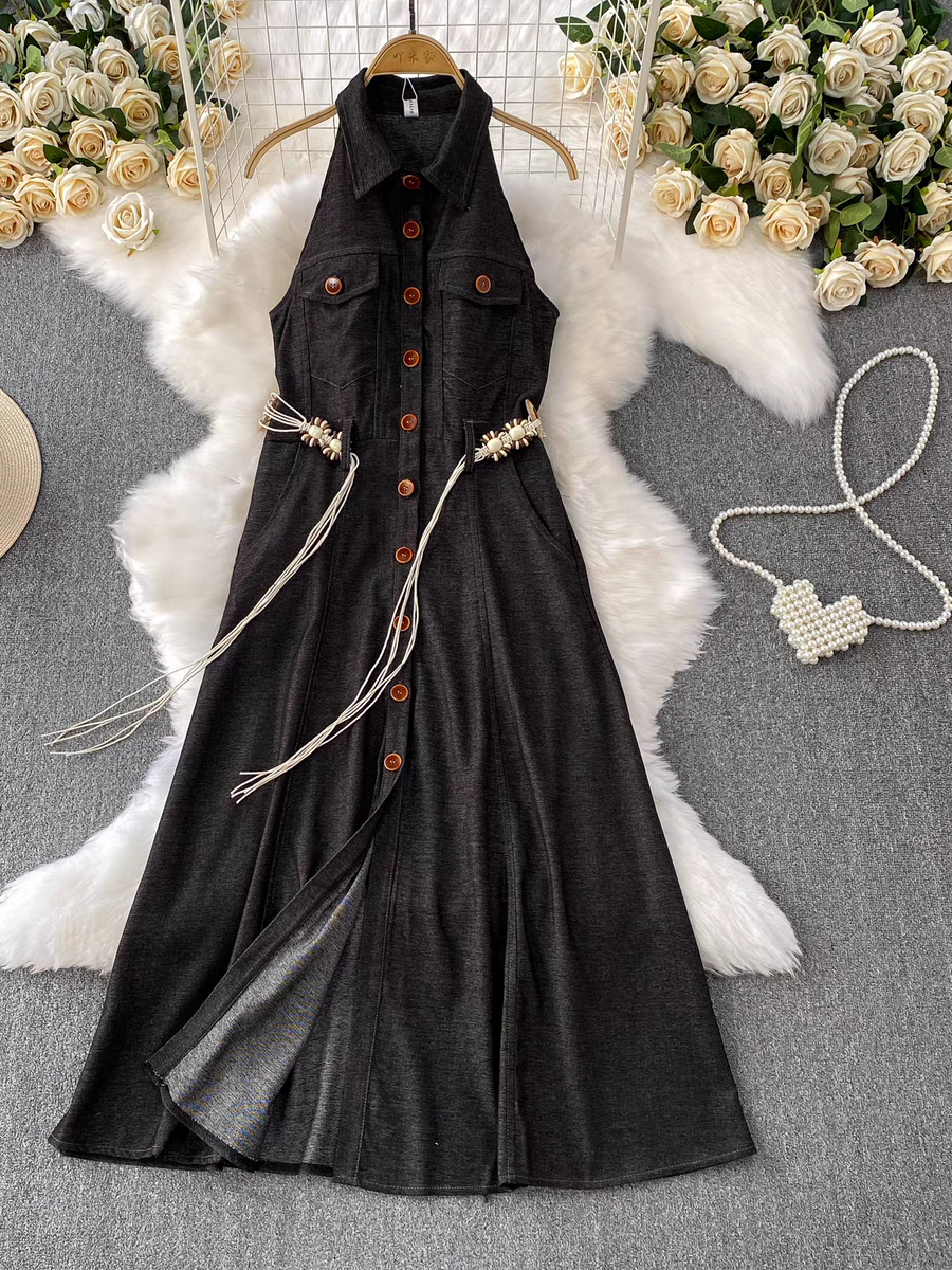 Charlotte Summer Denim Dress - 24th Spoke
