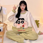 Amanda Winter Fleece Pajamas Set
