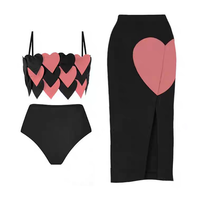 Olivia Beach Wear Three Piece Swim Suit