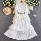 Hannah Long Ruffle Dress