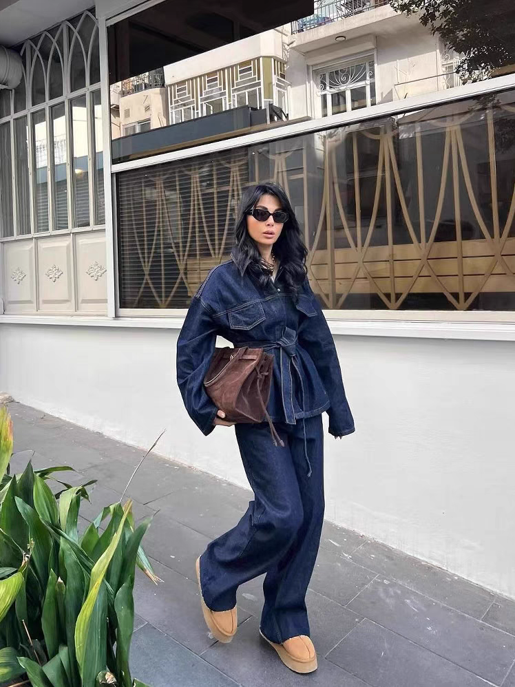 Kate Summer Denim Two Piece Set