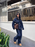 Kate Summer Denim Two Piece Set