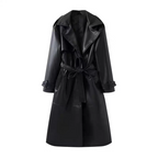 Michelle Winter Leather Coat