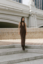 Michelle Summer Polka Long Dress