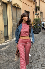 Rachel Summer Plaid Set