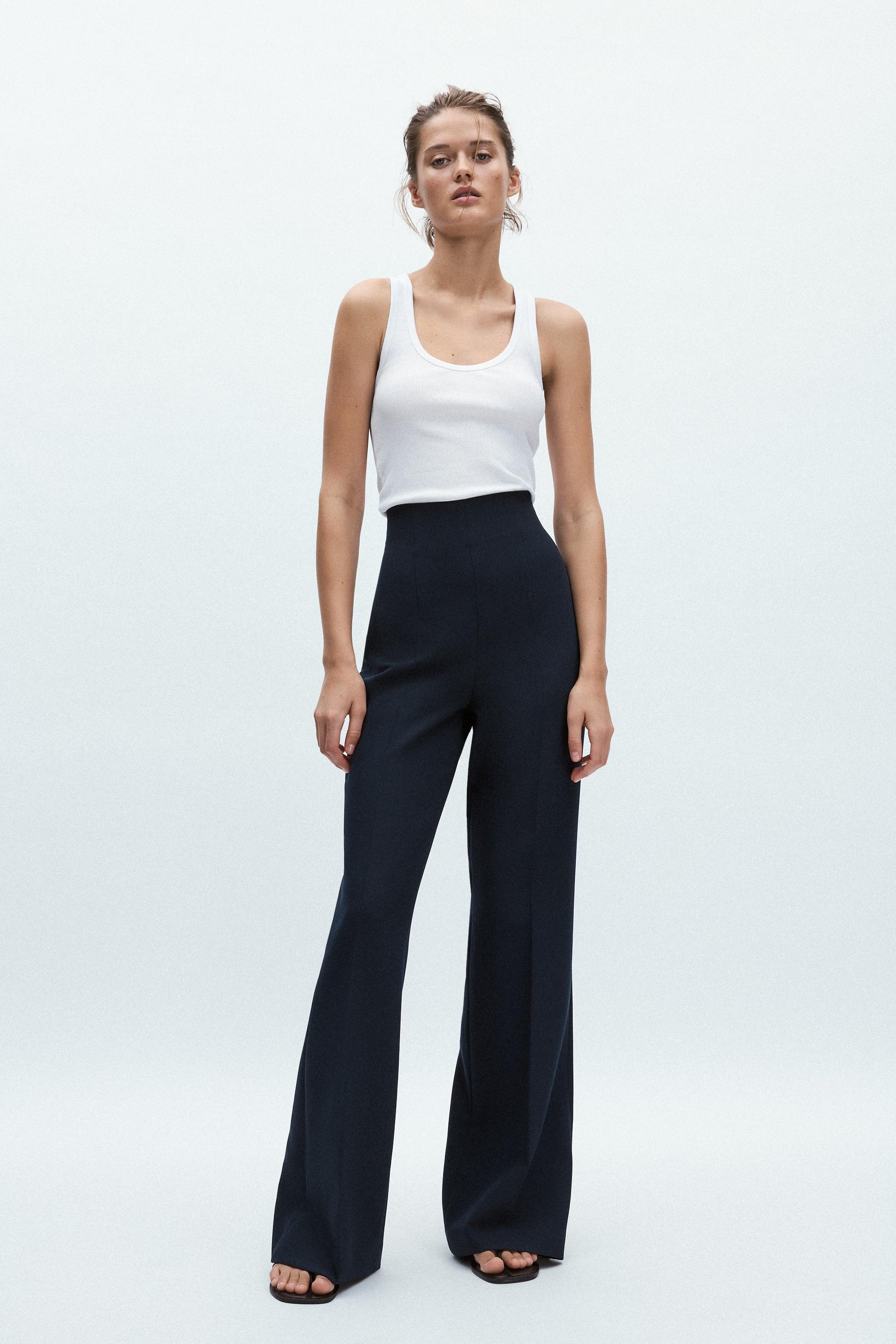 Marie Zara High Waist Flare Trouser