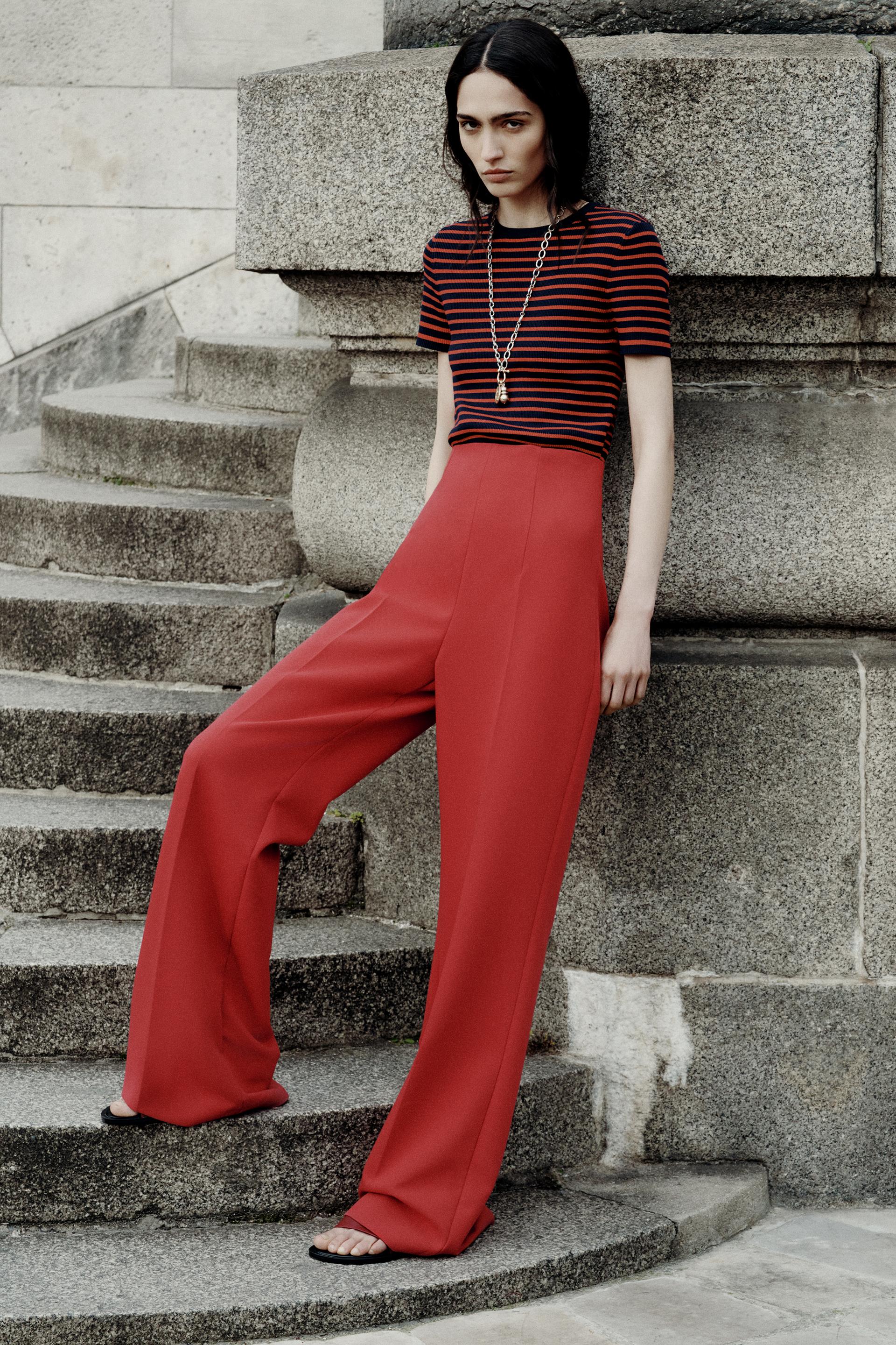 Marie Zara High Waist Flare Trouser