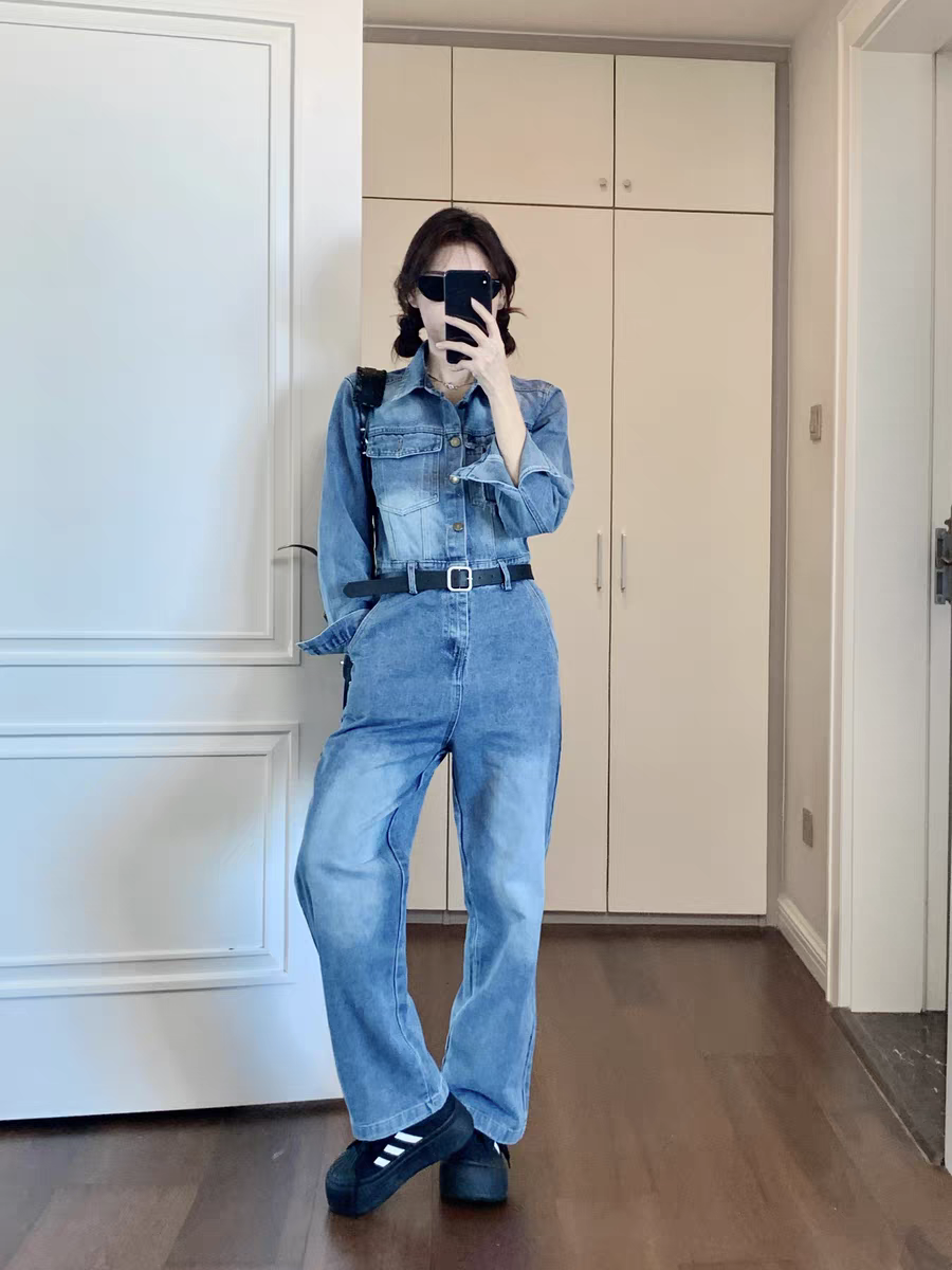 Sienna Women Denim Jumpsuit - 24th Spoke