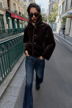 Alison Winter Reversible Leather Jacket