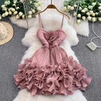 Christina Summer Ruffle Luxury Princess Dress
