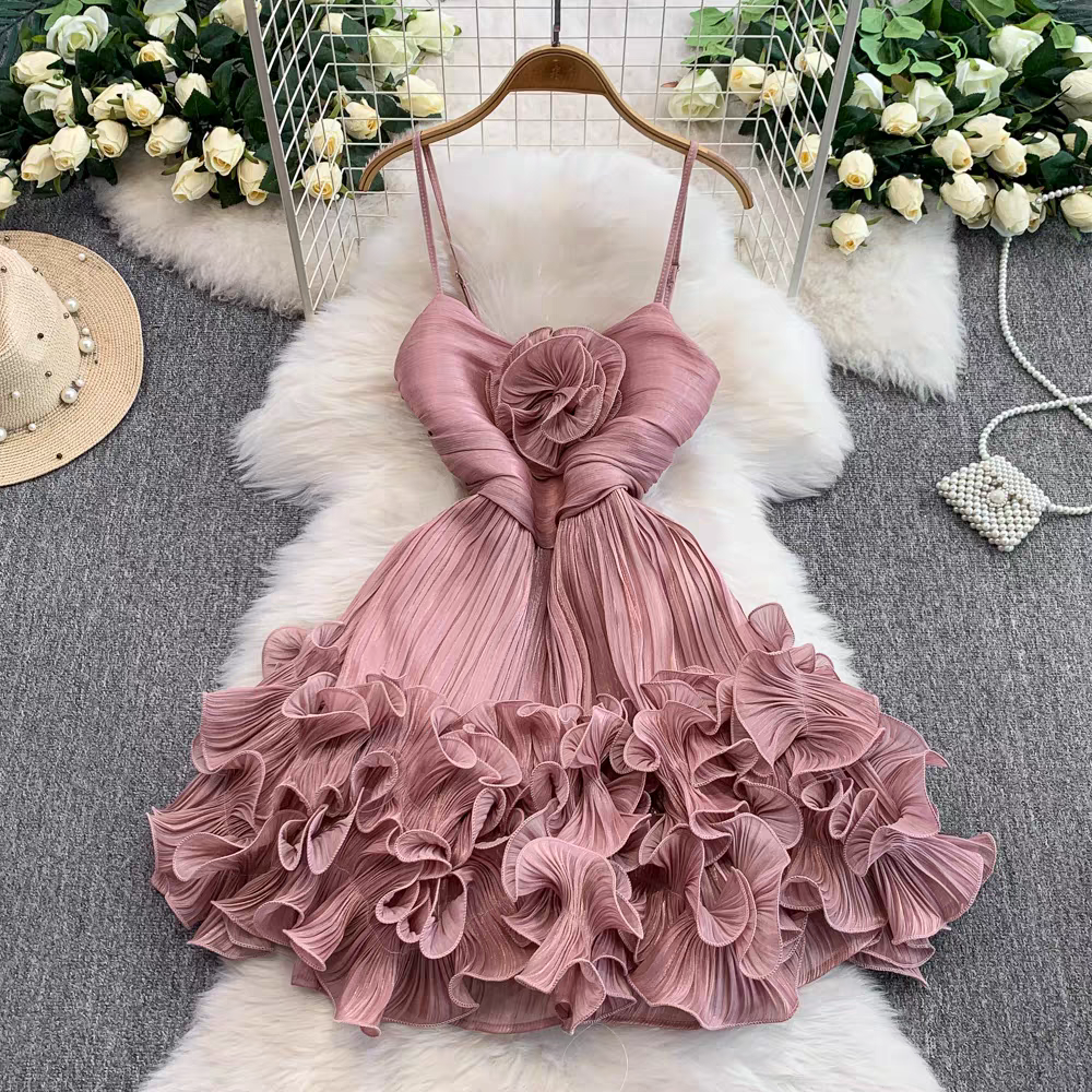 Christina Summer Ruffle Luxury Princess Dress