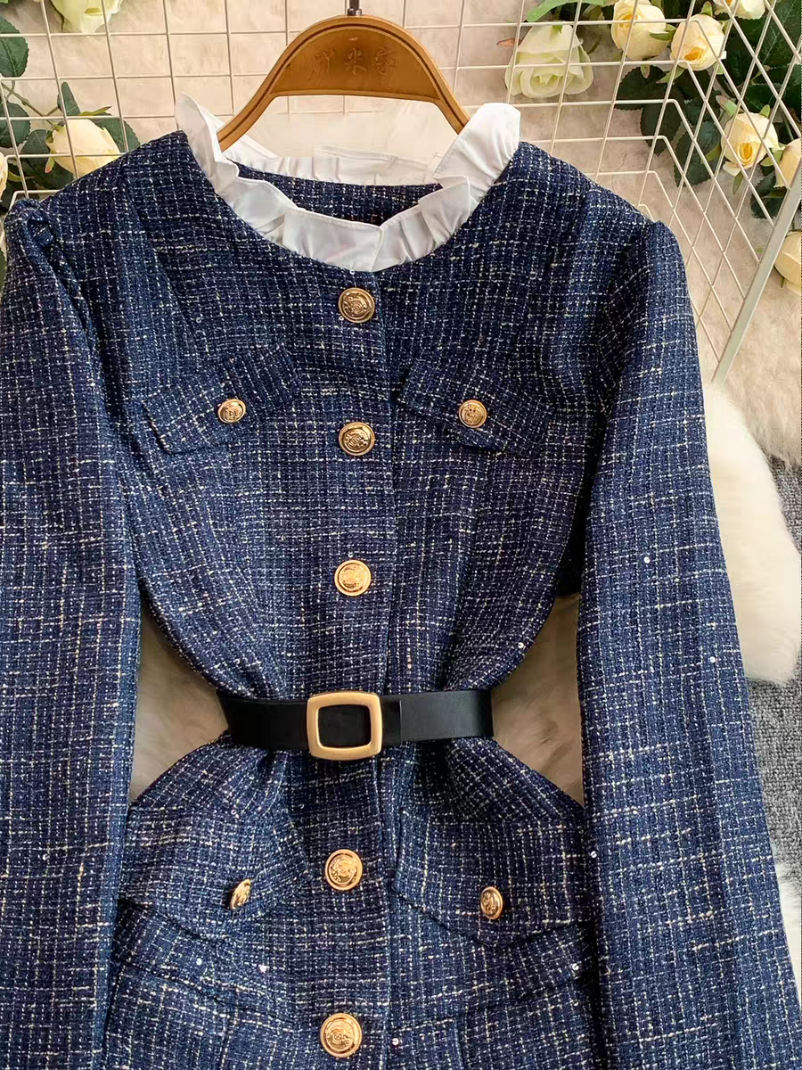 Milena Winter Tweed Dress