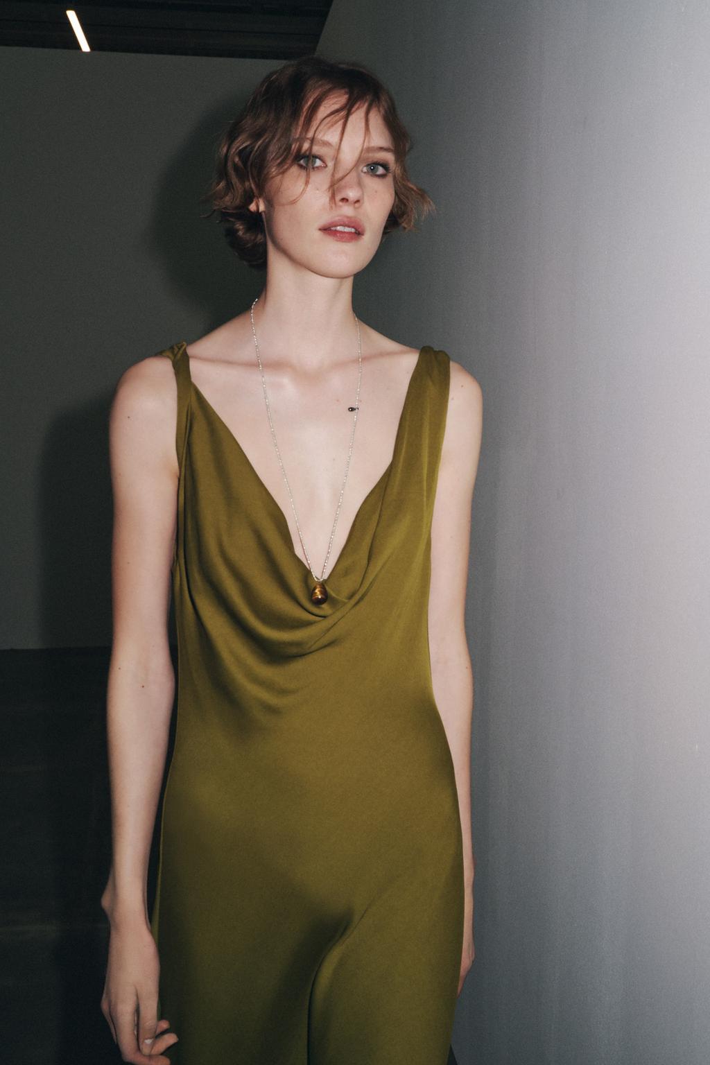 Jhanvi Summer Satin Dress