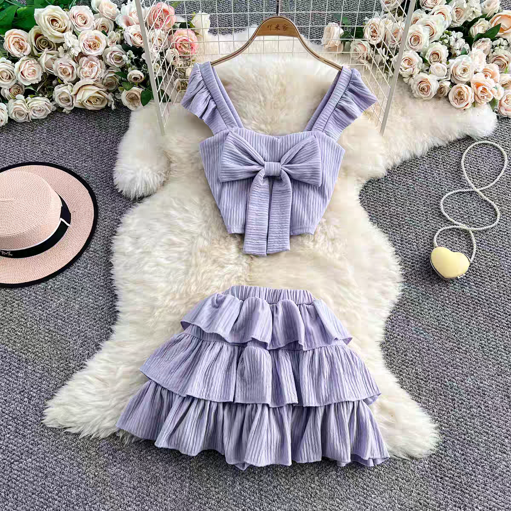 Christina Summer Two Piece Set Dress - 24th Spoke