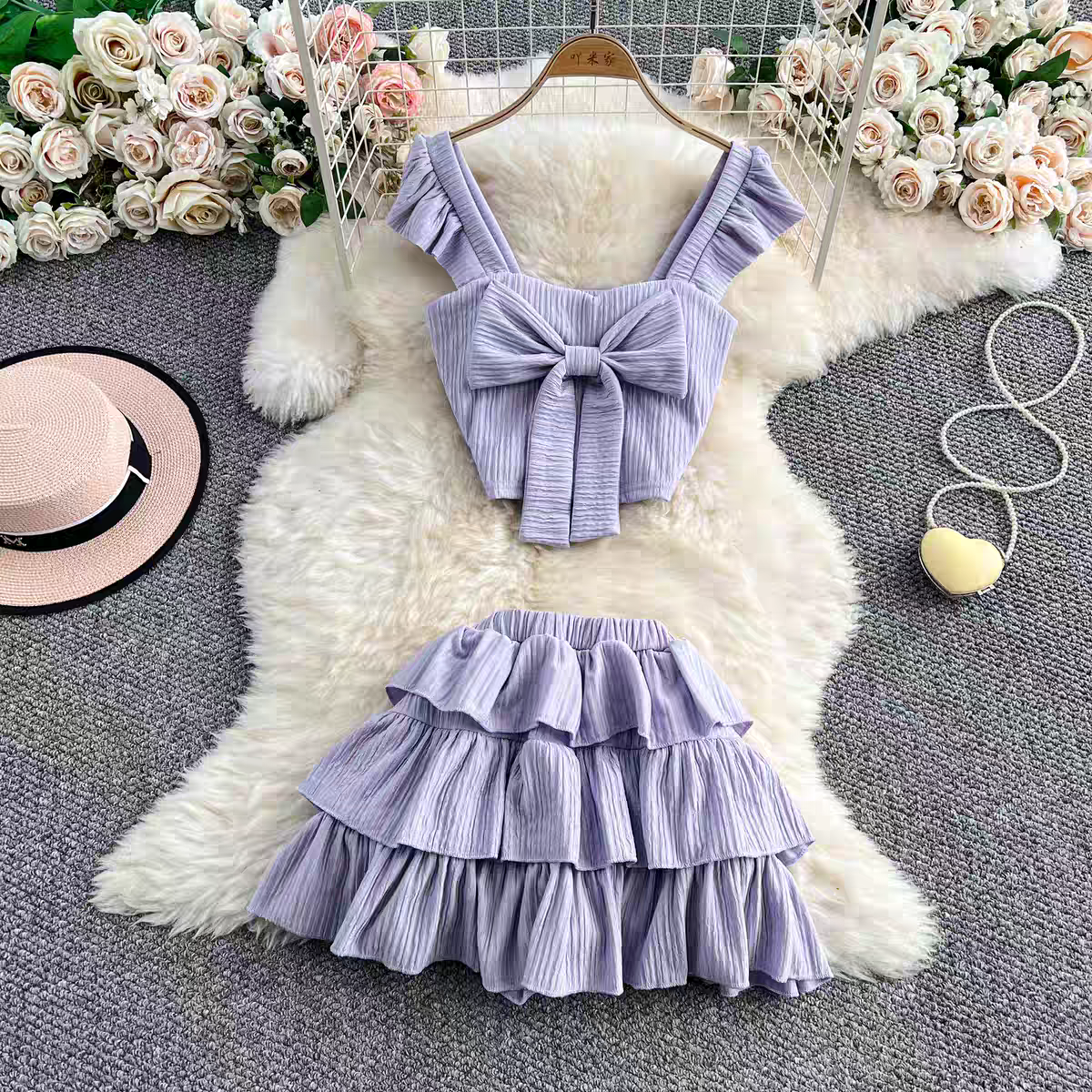 Christina Summer Two Piece Set Dress - 24th Spoke