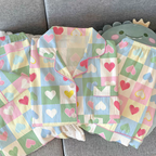 Summer Pajamas Three Piece Set