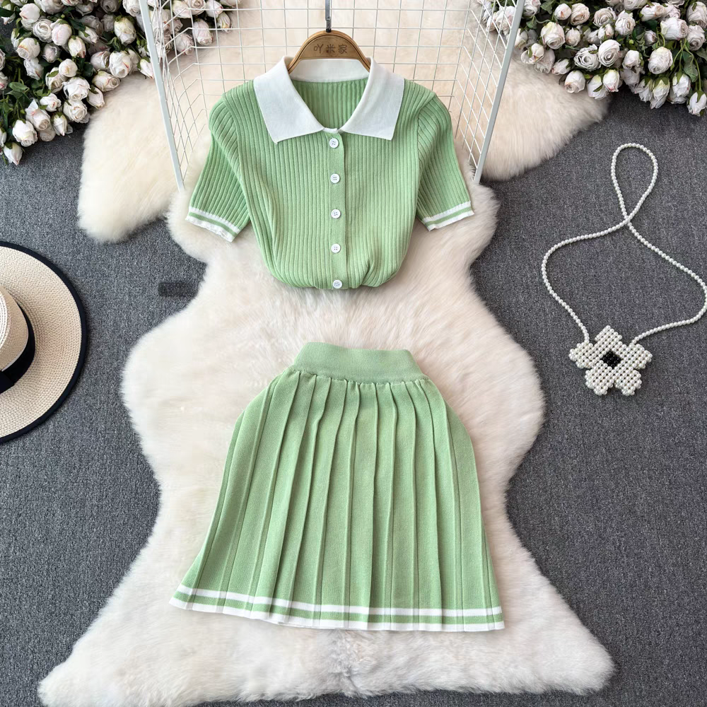 Marie Summer Two Piece Set Dress