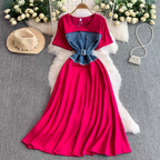 Diana Summer Denim Long Dress