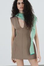 Samaire Stripe Short Dress - 24th Spoke
