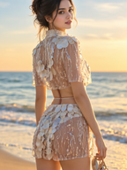 Jessica Vacation Sequins Set