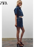 Sandra Summer Denim Two Piece Set