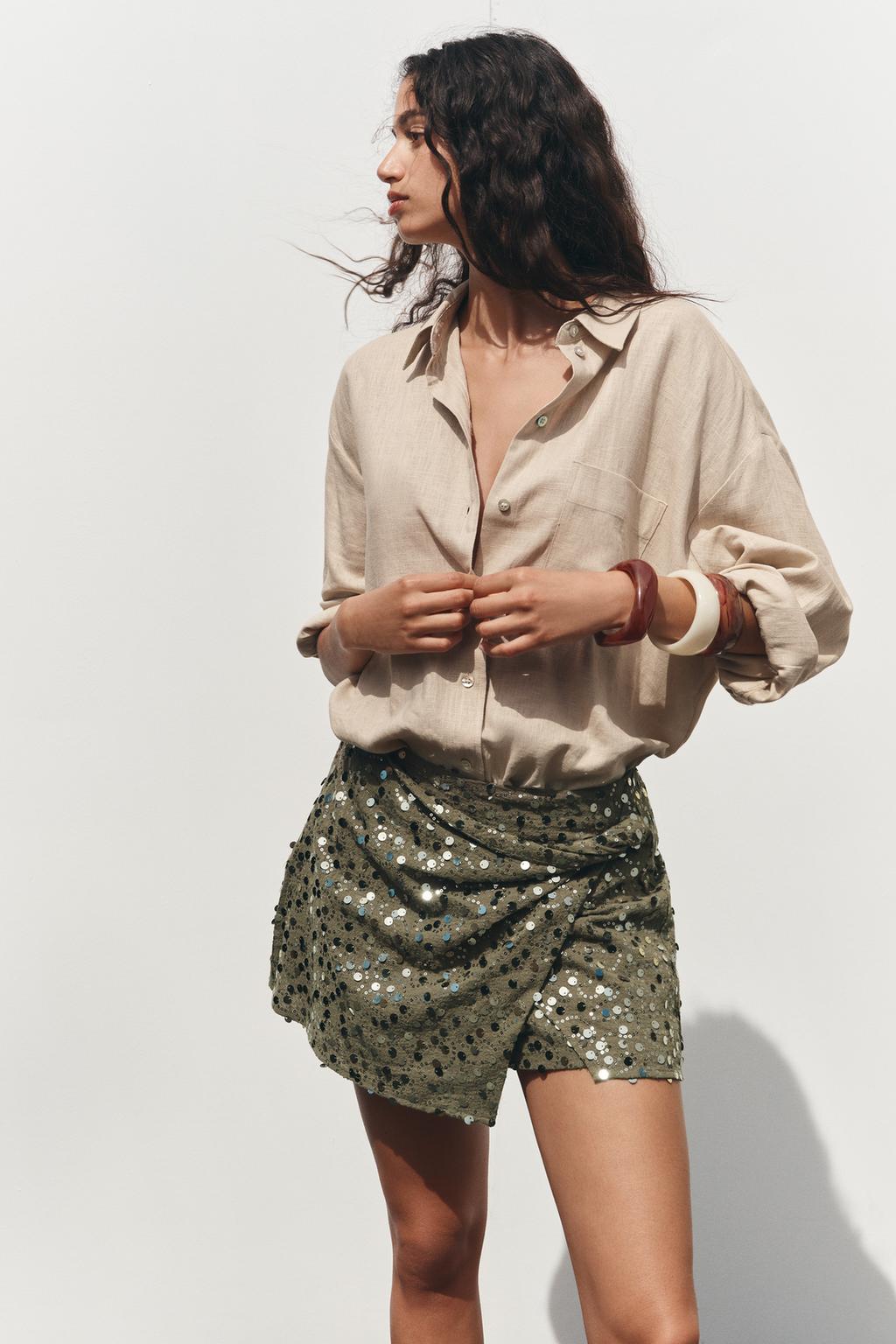 Jessica Zara Party Sequins Skirt