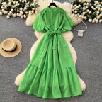 Kate Summer Ruffle Long Dress - 24th Spoke